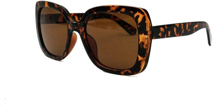 Daiso Square Sunglasses – Brown | Stylish UV Protection Eyewear for Men & Women - Image 2